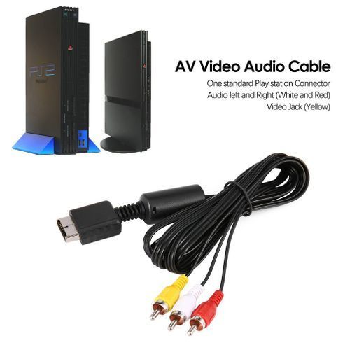 Play Station VL 1.8 meters AV Video Audio Cable -  Black