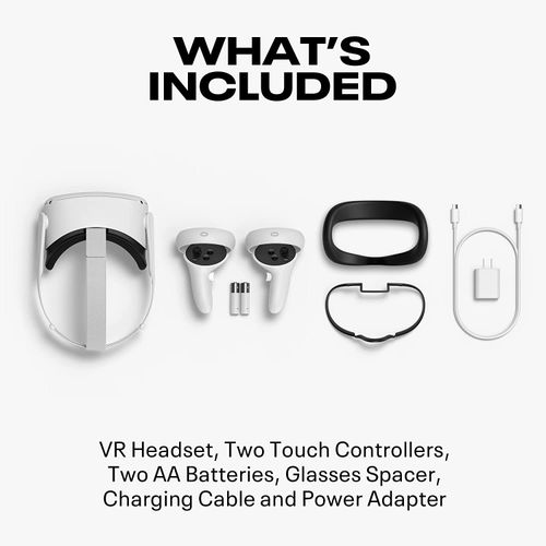 Meta Advanced Meta Quest 2 - All-In-One Virtual Reality Headset 128 GB