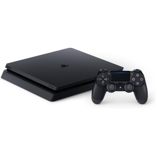 Refurbished UK PS4 Slim (500 GB) + FIFA Game Disc - Black