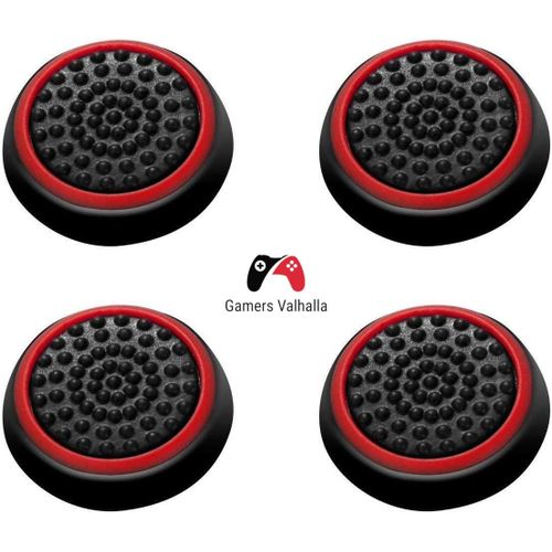 Silicone Controller Thumb Grip, Anti Slip Stick Grip Cover for Ps4 Ps5 Xbox 360 Xbox One Game Controllers - black