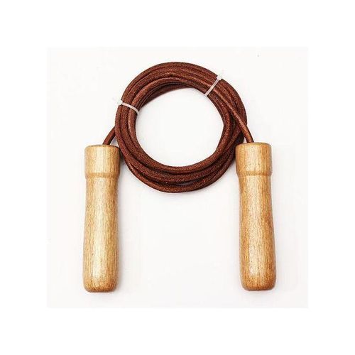 Leather Skipping Speed Rope -Brown