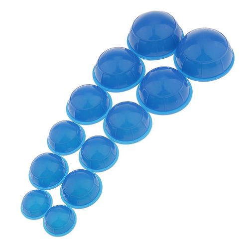 12  Cellulite Silicone Vacuum Suction Cups Body Massage