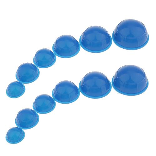 12  Cellulite Silicone Vacuum Suction Cups Body Massage
