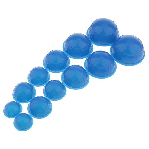 12  Cellulite Silicone Vacuum Suction Cups Body Massage