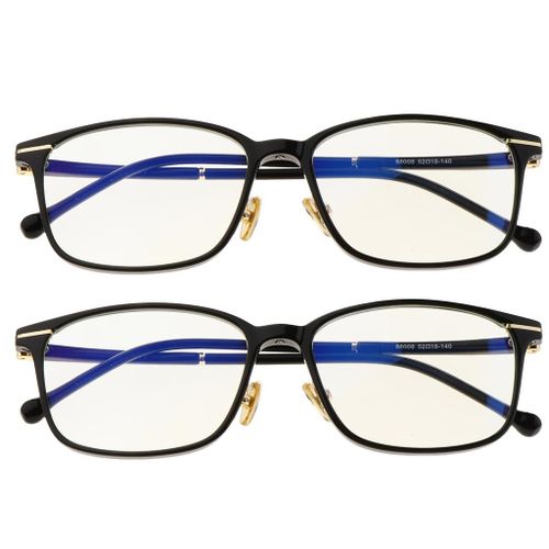 2X Anti Eyestrain Scratch Blue Light Blocking Glasses Phone Reading