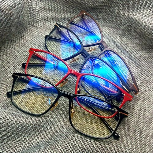2X Anti Eyestrain Scratch Blue Light Blocking Glasses Phone Reading