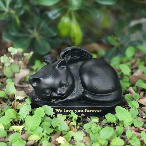 Pet Urns Cremation Urn Organizer Resin Sympathy For Cat