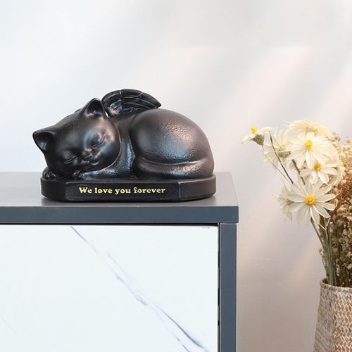 Pet Urns Cremation Urn Organizer Resin Sympathy For Cat