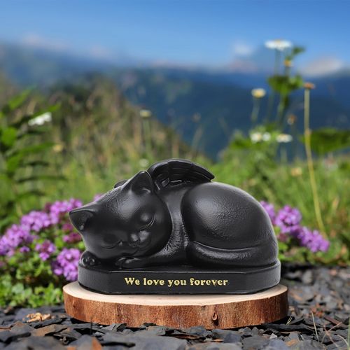 Pet Urns Cremation Urn Organizer Resin Sympathy For Cat