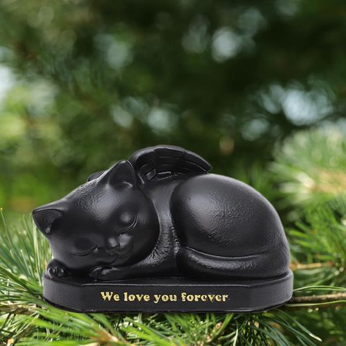 Pet Urns Cremation Urn Organizer Resin Sympathy For Cat