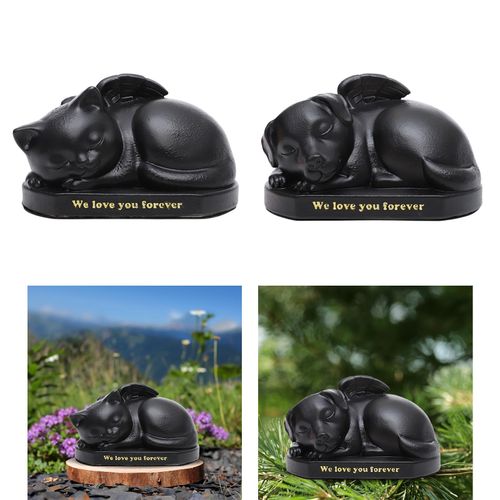 Pet Urns Cremation Urn Organizer Resin Sympathy For Cat