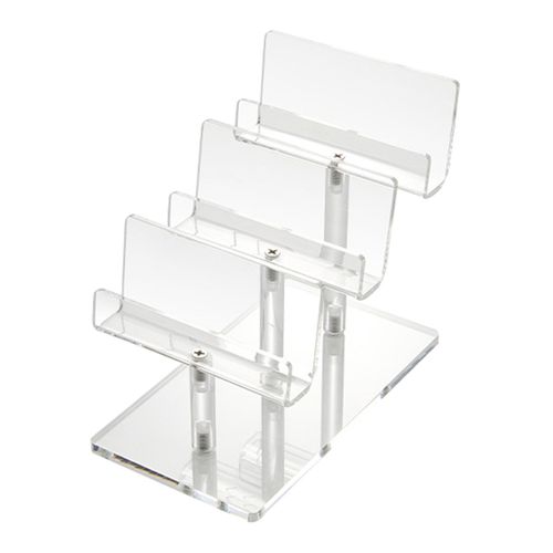 Acrylic Jewelry Display Riser Shelf Durable Glasses Rack