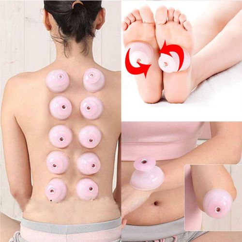 Pink Silicone Chinese Silicone Gel Vacuum Suction Cupping