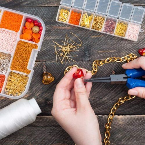 7 Grids Jewelry Making Set Tool Findings Starter  Beading