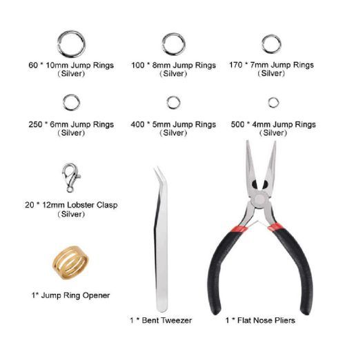 7 Grids Jewelry Making Set Tool Findings Starter  Beading