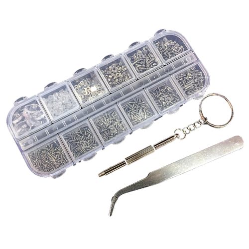 Optician Repair Hardware Eyeglasses Screws Nut Fixing Kit Assortment