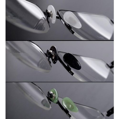 1 Pair Eyeglass Nose Pads Spectacle Sunglasses Eyewear Jade Green