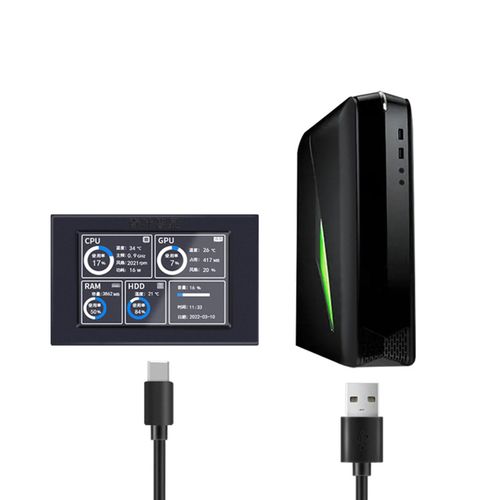 IPS Screen Monitor For CPU GPU  HDD Mini USB Secondary