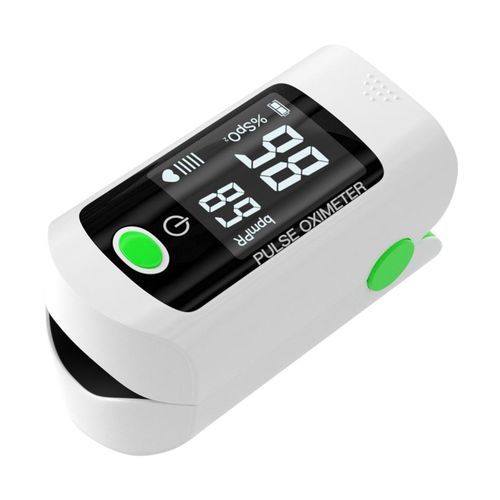 Pulse  Fingertip  Oxygen SpO2 Monitor Pulse Rate Green