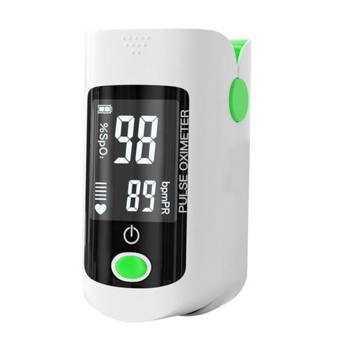 Pulse  Fingertip  Oxygen SpO2 Monitor Pulse Rate Green