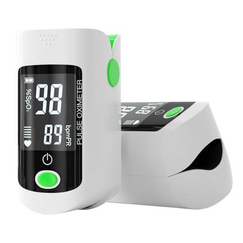 Pulse  Fingertip  Oxygen SpO2 Monitor Pulse Rate Green