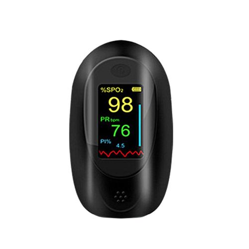 LED Finger Tip   Oxygen Saturation Monitor W Black