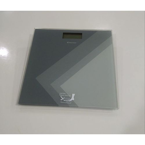 Tempered Safety Glass Digital Body Scale Platform Of 180 Kilograms Maximum Load Colors And Designs Vary-Multicolour