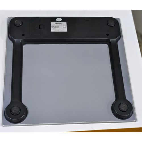 Tempered Safety Glass Digital Body Scale Platform Of 180 Kilograms Maximum Load Colors And Designs Vary-Multicolour