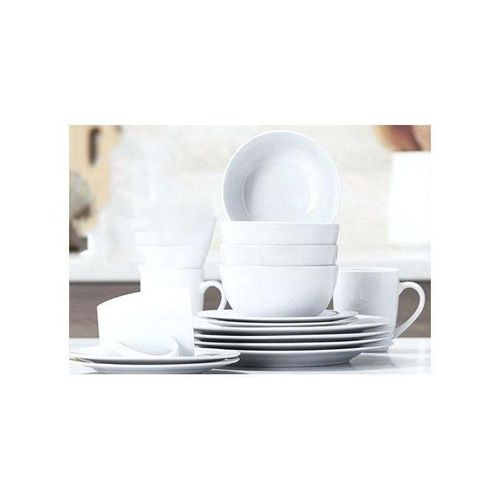 Bundle Of Dinner Set 16 Piece, 6 Forks, 6 Spoons, Unbreakable Flask, Kettle - Multicolour