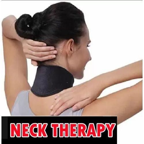 Self Heating Neck Support Pain Relief, -Black