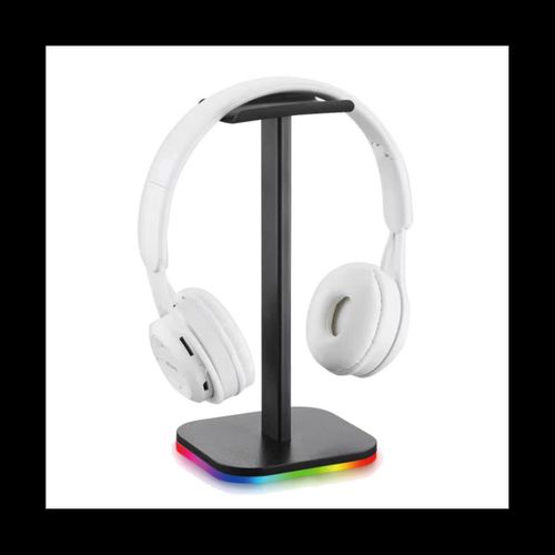 RGB Headphone Stand Game Headset Desk Display Holder - A