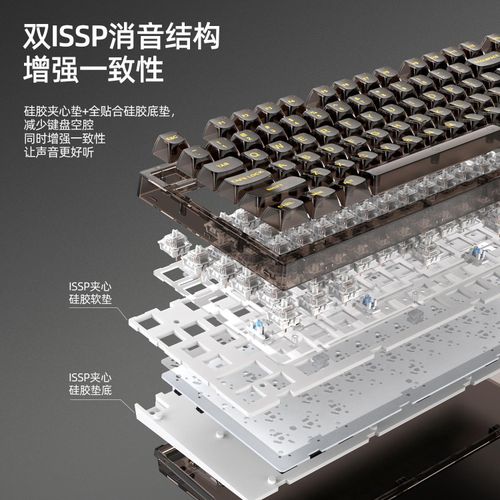 Technology X75 Wireless Mechanical Keyboard Bluetooth Transparent Gasket Customized Wired RGB Hot Plug Kaihua Jellyfish