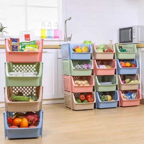 1 Piece Of 4 Layer Storage  Trolley Unique Design Multi Purpose