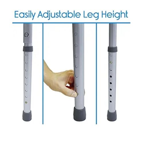 New Genuine Walk Invalid’s Front With Wheels,Walker For Disabled-Silver