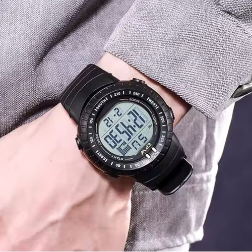 Original Classic Digital Water Resistant Military Watch - Black And Green