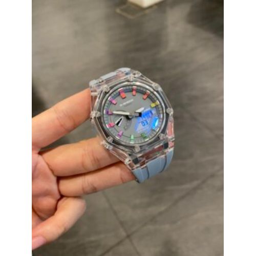 G-Shock Fashion Quartz Watch, Analog-Digital Display-Blue