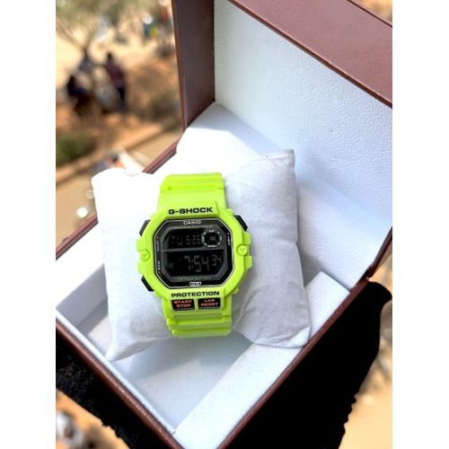 G-Shock Fashion Unisex Quartz Watch, Analog-Digital Display-Green