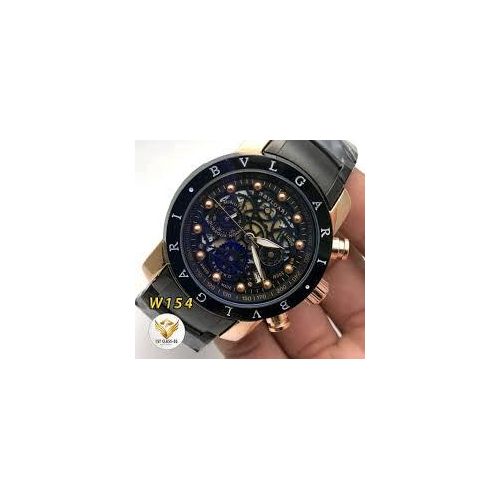 Bvlgari Men's Watch  Premium Collection Round Luxury(Premium) , For Personal Use-Black