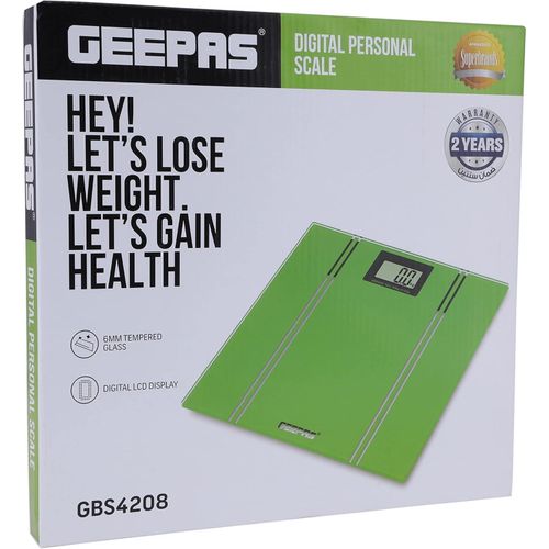 Digital Personal Scales - Easy Read Display, Max Capacity 150 kg-Multi