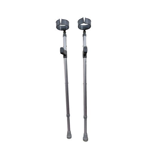 A Pair Of Genuine Extendabe Crutches/ Elbow Crutches- Colour Grey