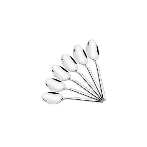 Set Of 6 Dinner Plates, Cups, Forks, Spoons - White