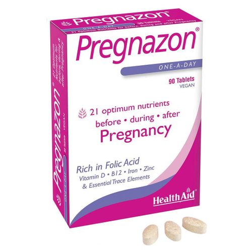 Pregnazon (21 optimum nutrients for pregnant women) 30 or 90 tabs