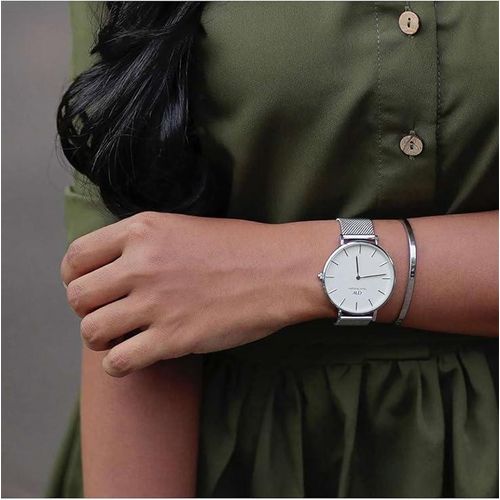 Daniel Wellington Petite Watch Silver Stainless Steel-Silver