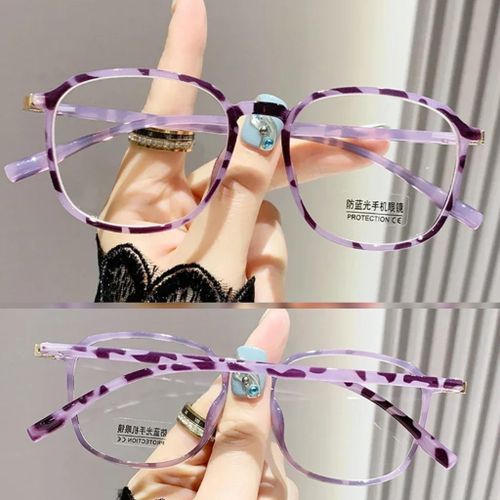 Computer Glasses Frames Anti Blue Rays Radiation Men Women Square Eye PC Glasses Frames Unisex Optical Print Glasses