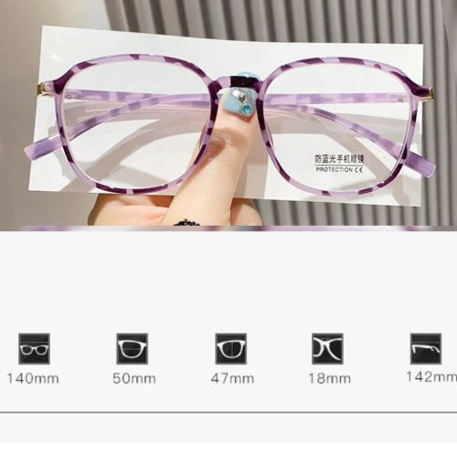 Computer Glasses Frames Anti Blue Rays Radiation Men Women Square Eye PC Glasses Frames Unisex Optical Print Glasses