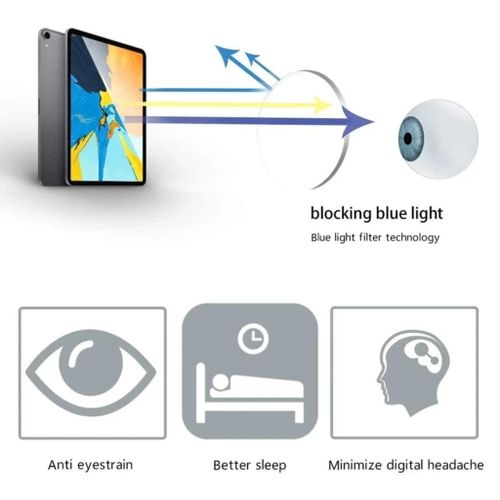 Computer Glasses Frames Anti Blue Rays Radiation Men Women Square Eye PC Glasses Frames Unisex Optical Print Glasses