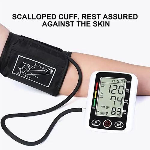 Electronic Blood Pressure Monitor With Voice Function -Multicolor