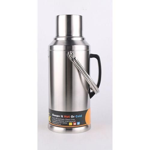 3.2L Stainless Steel Vacuum Flask Storage Bottle- Silver