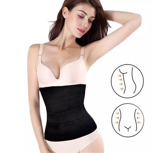 Waist Trainer Body Shaper Male Abdomen Reducer Bandage Wrap Slimming Belt Tummy Control Waist Trimmer Corset Belly Shapewear Black