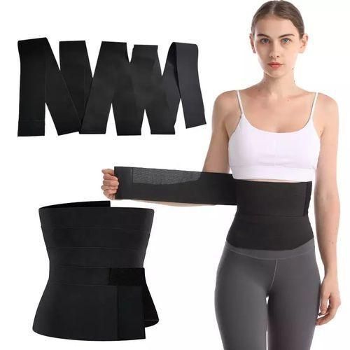 Waist Trainer Body Shaper Male Abdomen Reducer Bandage Wrap Slimming Belt Tummy Control Waist Trimmer Corset Belly Shapewear Black